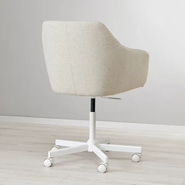 Fotoliu de birou Ikea Tossberg/Malskar Stofă/ Beige White photo 4