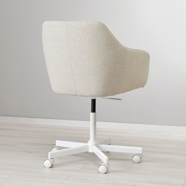 Fotoliu de birou Ikea Tossberg/Malskar Stofă/ Beige White photo 4