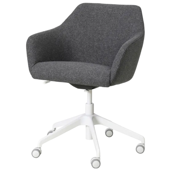 Fotoliu de birou Ikea Tossberg/Langfjall Stofă/ Dark Gray White photo 1