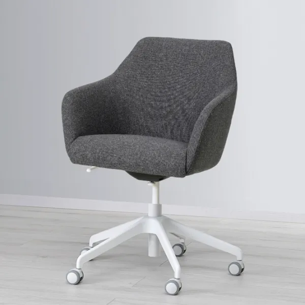 Fotoliu de birou Ikea Tossberg/Langfjall Stofă/ Dark Gray White photo 2