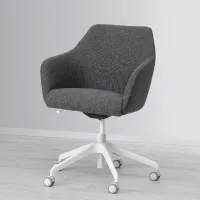 Fotoliu de birou Ikea Tossberg/Langfjall Stofă/ Dark Gray White photo 2