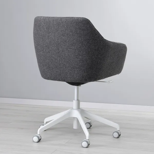 Fotoliu de birou Ikea Tossberg/Langfjall Stofă/ Dark Gray White photo 3