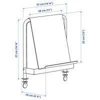Masă de birou Ikea Relatera PAL/ White photo 2