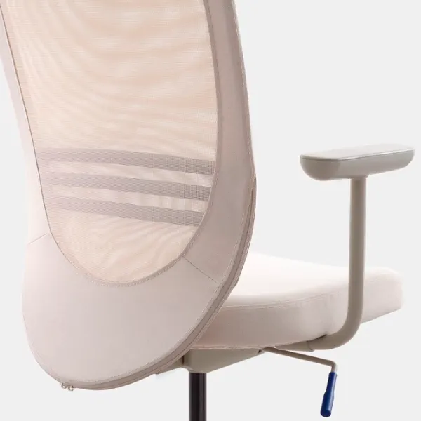 Fotoliu de birou Ikea Flintan Stofă/ Beige Gray photo 3