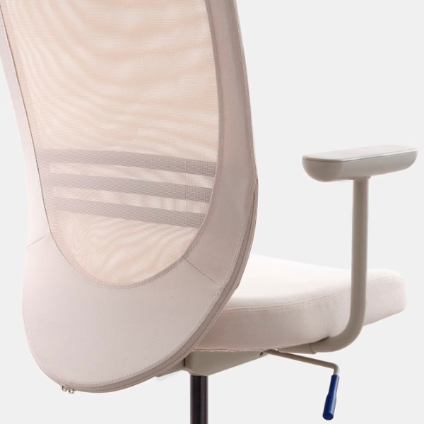 Fotoliu de birou Ikea Flintan Stofă/ Beige Gray photo 3