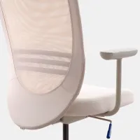 Fotoliu de birou Ikea Flintan Stofă/ Beige Gray photo 3