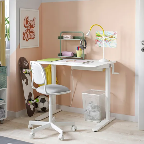 Masă de birou Ikea Relatera PAL/ White photo 2