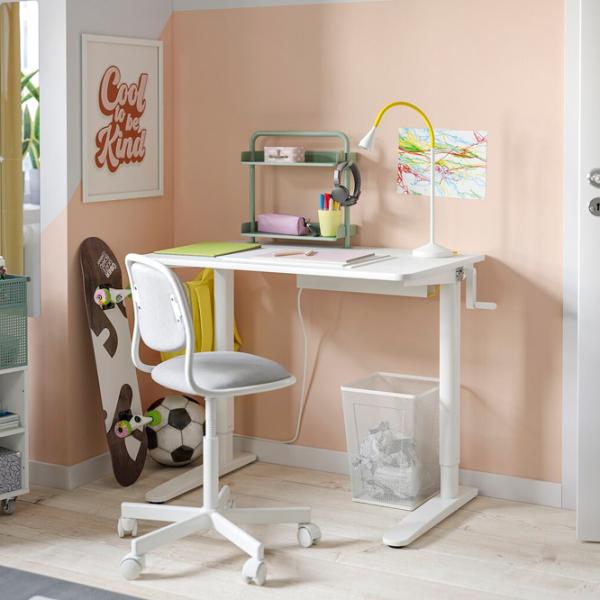 Masă de birou Ikea Relatera PAL/ White photo 2