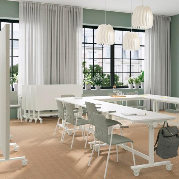 Masă de birou Ikea Mittzon PAL/ White photo 4