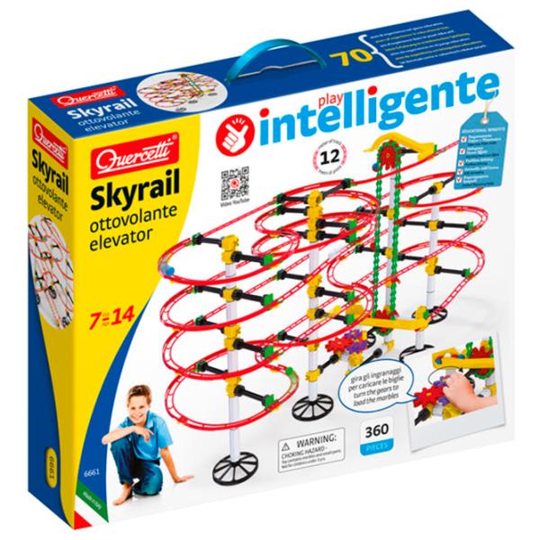 Трасса для шариков Quercetti Skyrail Ottovolante Elevator 6661  / / Желтый Красный photo 3 Трасса для шариков Quercetti Skyrail Ottovolante Elevator 6661  / / Желтый Красный photo 3