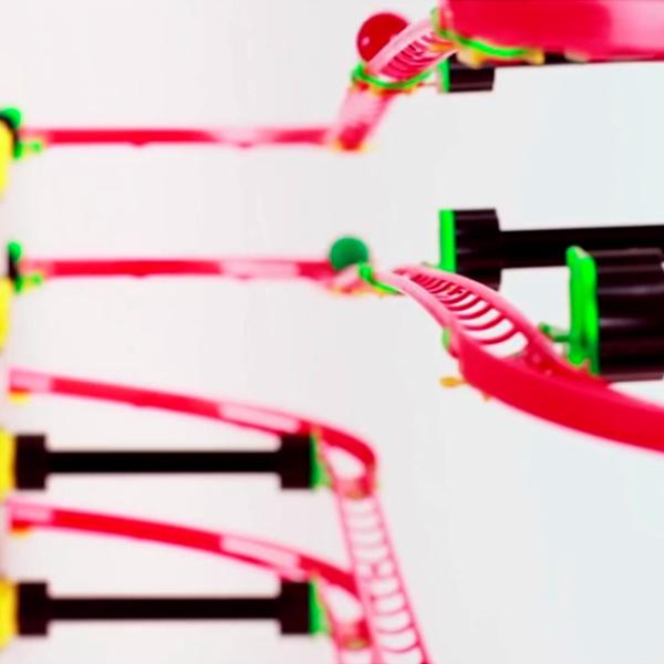 Трасса для шариков Quercetti Skyrail Ottovolante Elevator 6661  / / Желтый Красный photo 6 Трасса для шариков Quercetti Skyrail Ottovolante Elevator 6661  / / Желтый Красный photo 6