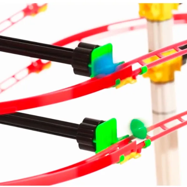 Трасса для шариков Quercetti Skyrail Ottovolante Elevator 6661  / / Желтый Красный photo 9 Трасса для шариков Quercetti Skyrail Ottovolante Elevator 6661  / / Желтый Красный photo 9