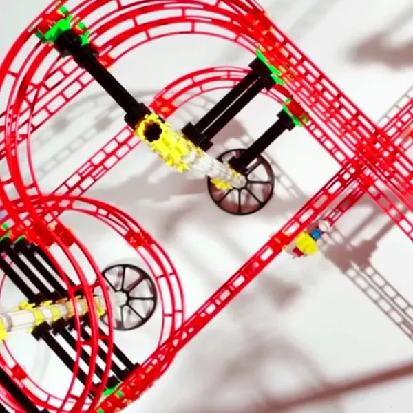 Трасса для шариков Quercetti Skyrail Ottovolante Elevator 6661  / / Желтый Красный photo 10 Трасса для шариков Quercetti Skyrail Ottovolante Elevator 6661  / / Желтый Красный photo 10