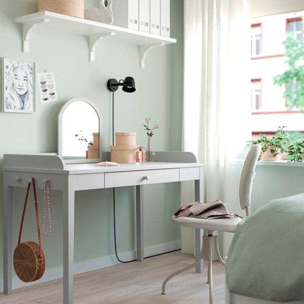 Masă de birou Ikea Smyga PAL/ Gray photo 4