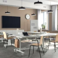 Офисный стол Ikea Smyga ДСП/ Серый photo 5