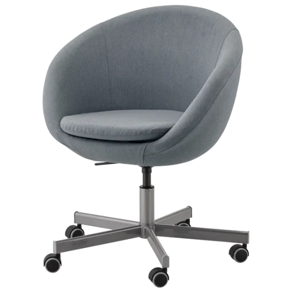 Fotoliu de birou Ikea Skruvsta/Vissle Stofă/ Gray Black photo 1