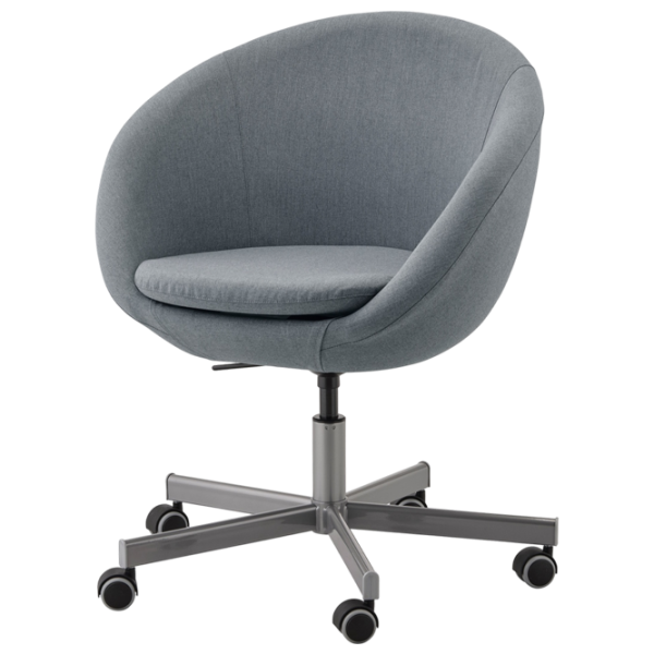 Fotoliu de birou Ikea Skruvsta/Vissle Stofă/ Gray Black photo 1