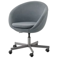 Fotoliu de birou Ikea Skruvsta/Vissle Stofă/ Gray Black