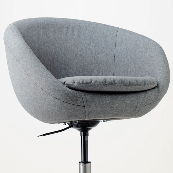 Fotoliu de birou Ikea Skruvsta/Vissle Stofă/ Gray Black photo 3