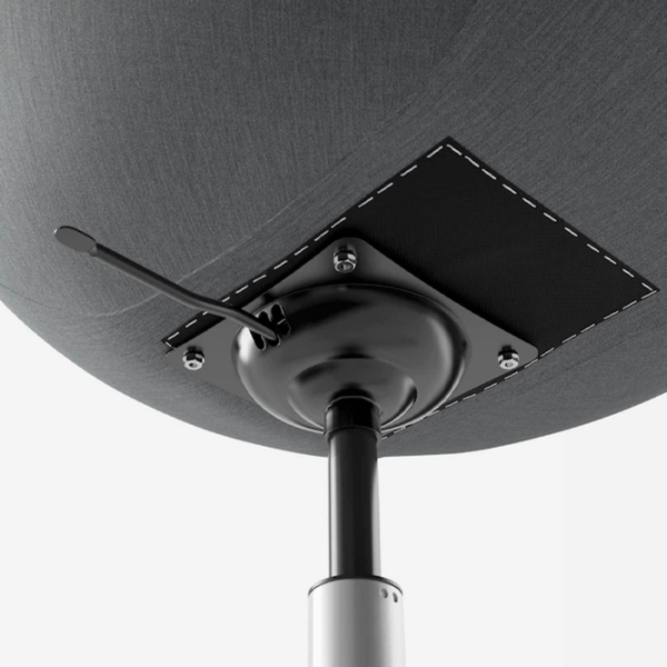 Fotoliu de birou Ikea Skruvsta/Vissle Stofă/ Gray Black photo 5