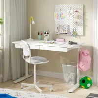 Masă de birou Ikea Relatera PAL/ White photo 5