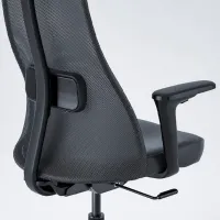 Fotoliu de birou Ikea Jarvfjallet/Glose Stofă/ Black photo 2