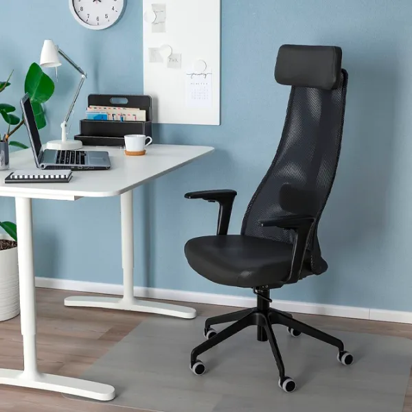 Fotoliu de birou Ikea Jarvfjallet/Glose Stofă/ Black  photo 7