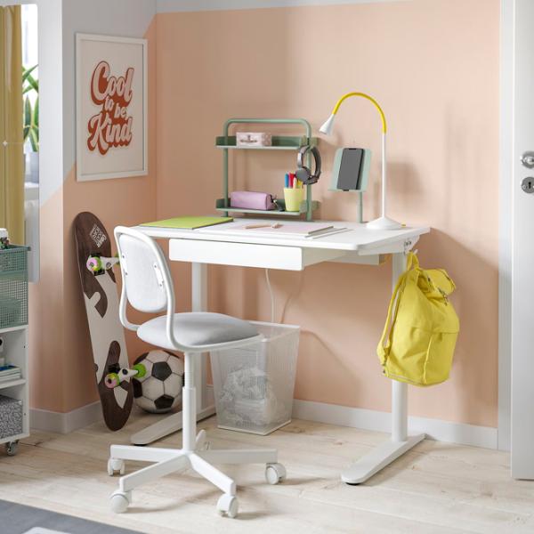 Masă de birou Ikea Relatera PAL/ White photo 2