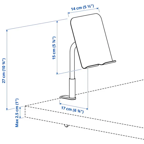 Masă de birou Ikea Relatera PAL/ White photo 3