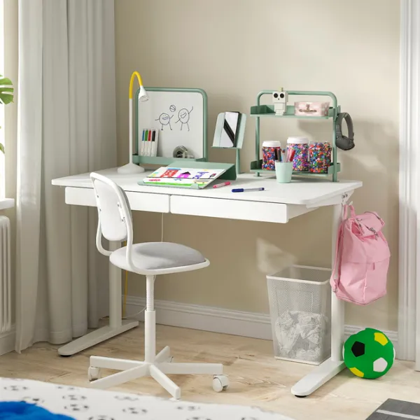 Masă de birou Ikea Relatera PAL/ White photo 2