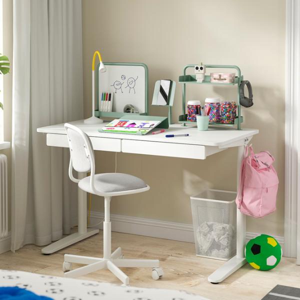 Masă de birou Ikea Relatera PAL/ White photo 2