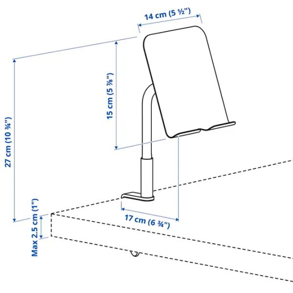 Masă de birou Ikea Relatera PAL/ White photo 3
