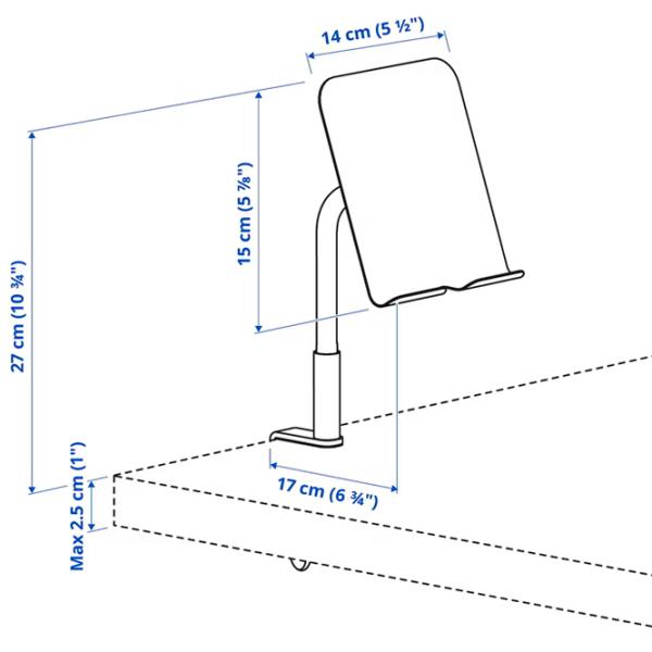 Masă de birou Ikea Relatera PAL/ White photo 3