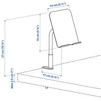 Офисный стол Ikea Relatera ДСП/ Белый photo 3