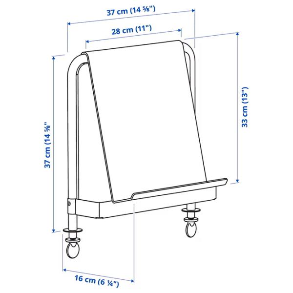 Masă de birou Ikea Relatera PAL/ White photo 4