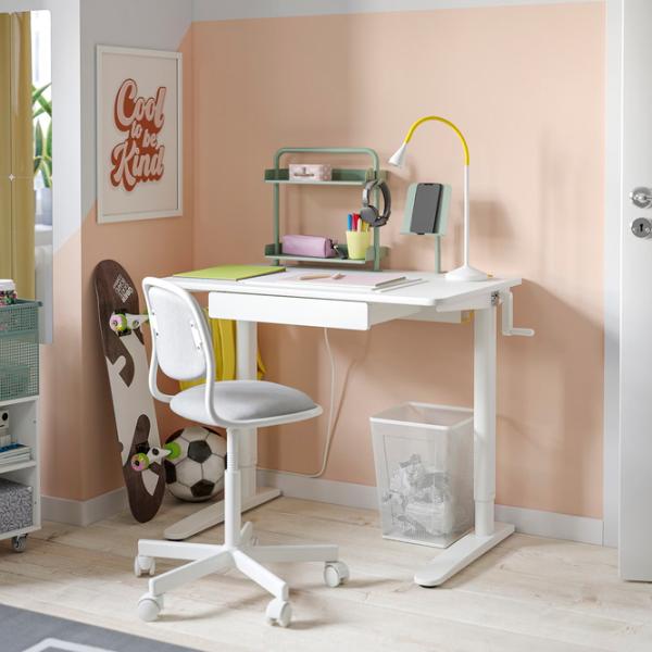 Masă de birou Ikea Relatera PAL/ White photo 2