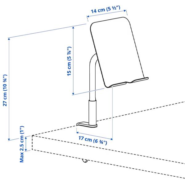 Masă de birou Ikea Relatera PAL/ White photo 3