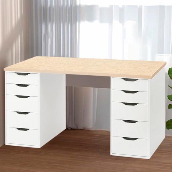 Офисный стол Ikea Mittcirkel/Alex ДСП/ Белый photo 3 Офисный стол Ikea Mittcirkel/Alex ДСП/ Белый photo 3