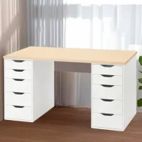 Офисный стол Ikea Mittcirkel/Alex ДСП/ Белый photo 3