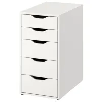 Офисный стол Ikea Mittcirkel/Alex ДСП/ Белый photo 3