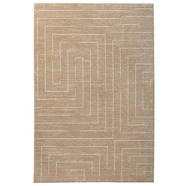 Ковер Covoare Ungheni Scandi Светло-коричневый / Фризе photo 1