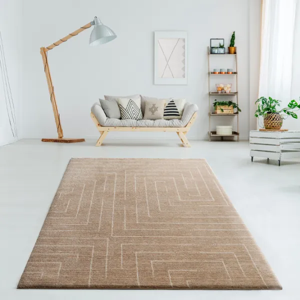 Ковер Covoare Ungheni Scandi Светло-коричневый / Фризе photo 2