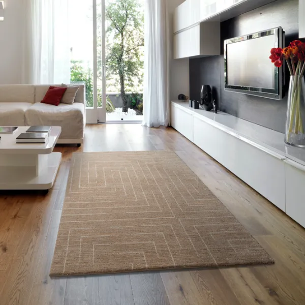 Ковер Covoare Ungheni Scandi Светло-коричневый / Фризе photo 4