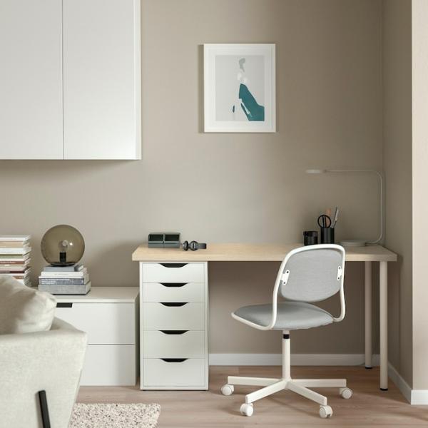 Офисный стол Ikea Mittcirkel/Alex ДСП/ Белый photo 6 Офисный стол Ikea Mittcirkel/Alex ДСП/ Белый photo 6