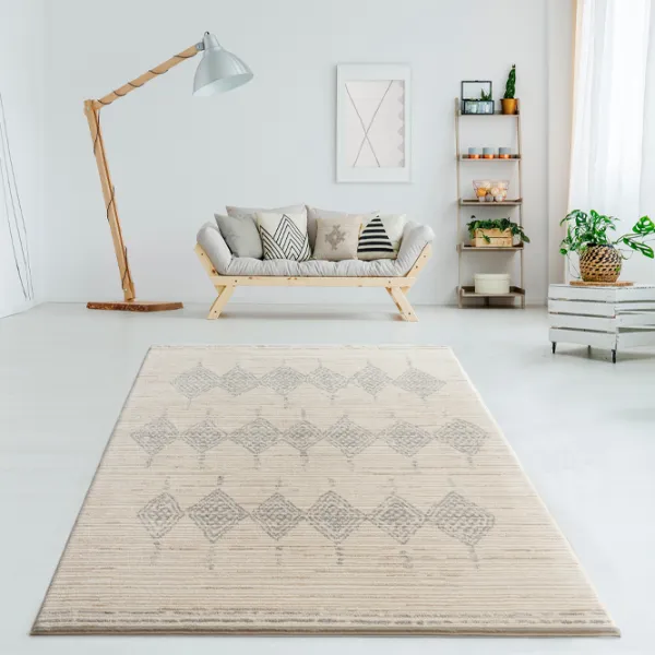 Ковер Covoare Ungheni Scandi Beige Grey / Фризе photo 4
