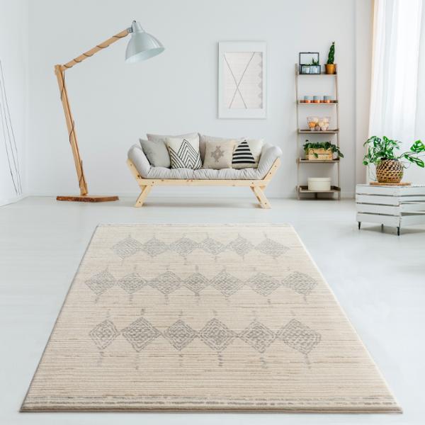 Ковер Covoare Ungheni Scandi Beige Grey / Фризе photo 4