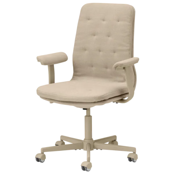 Fotoliu de birou Ikea Mullfjallet Stofă/ Beige  photo 1