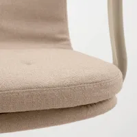 Fotoliu de birou Ikea Mullfjallet Stofă/ Beige photo 4