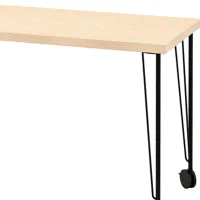 Офисный стол Ikea Mittcirkel/Krille ДСП/ Черный photo 4