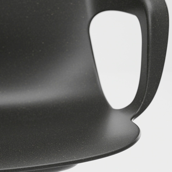 Fotoliu de birou Ikea Odger Plastic/ Black Antracit photo 3